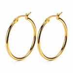 siknakit-essential-hoop-gold-zlati-tanki-obrocki-bela-podlaga Essential Hoop Gold tanki zlati obročki Šik nakit