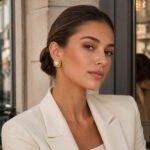siknakit-golden-pearl-stud-zlati-vticni-uhani-z-bisernim-videzom-old-money-bel-blazer
