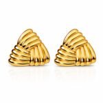 siknakit-heritage-knot-gold-zlati-vticni-uhani-z-reliefnim-prepletom-bela-podlaga Heritage Knot Gold zlati statement uhani s prepletenim reliefom Šik nakit