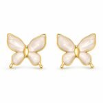 siknakit-ivory-flutter-zlati-vticni-uhani-metulj-ivory-emajl-bela-produktna Ivory Flutter zlati uhani z ivory emajliranim metuljem Šik nakit