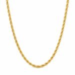 siknakit-roman-rope-zlata-prepletena-verizica-bela-podlaga Roman Rope zlata pletena rope verižica Šik nakit