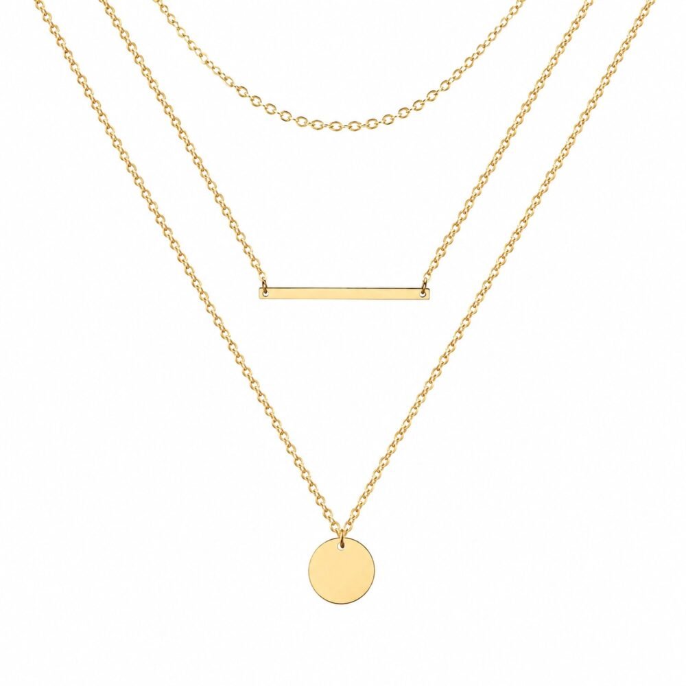 siknakit-zlata-vecplastna-verizica-z-obeski-everyday-golden-layers-bela-podlaga.jpg Everyday Golden Layers zlata večplastna verižica z obeski Šik nakit
