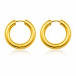 siknakit-zlati-uhani-essential-classic-hoops-bela-produkt Essential Classic Hoops klasični zlati obročki Šik nakit