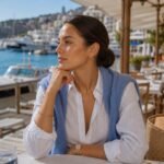 siknakit-zlati-uhani-essential-sleek-hoops-modri-pulover-pristanisce-lifestyle