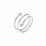 sik-nakit-srebrni-prstan-spiral-spark-silver-produktna-bela Spiral Spark Silver srebrni večlinijski spiralni prstan s cirkoni Šik nakit