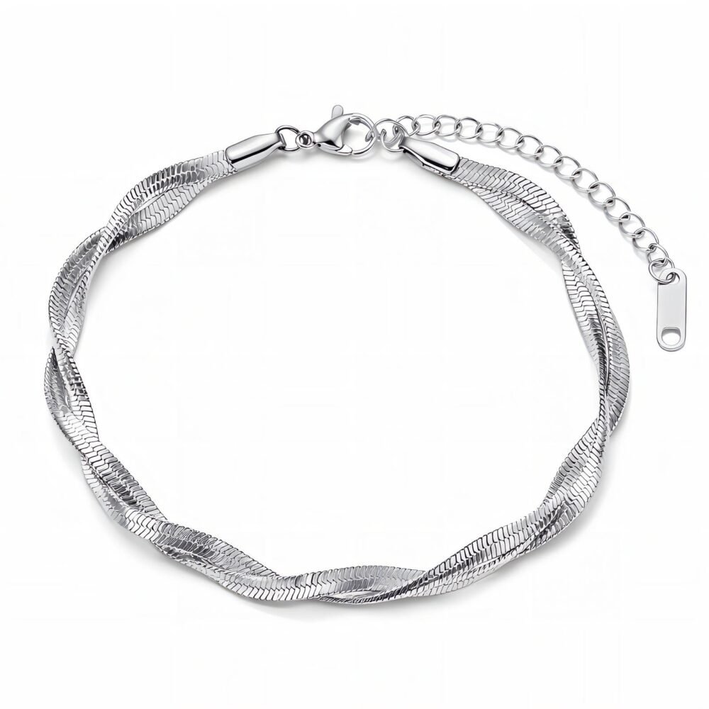 siknakit-srebrna-herringbone-zapestnica-twist-herringbone-silver-bela-podlaga