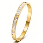 siknakit-zlata-zapestnica-ivory-glow-bangle-bela-produktna