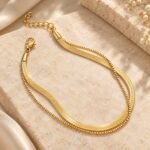 sik-nakit-sleek-layer-gold-zlata-dvoplastna-herringbone-zapestnica-premium-produktna