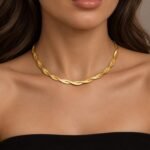 sik-nakit-twist-herringbone-gold-zlata-prepletena-herringbone-verizica-close-up